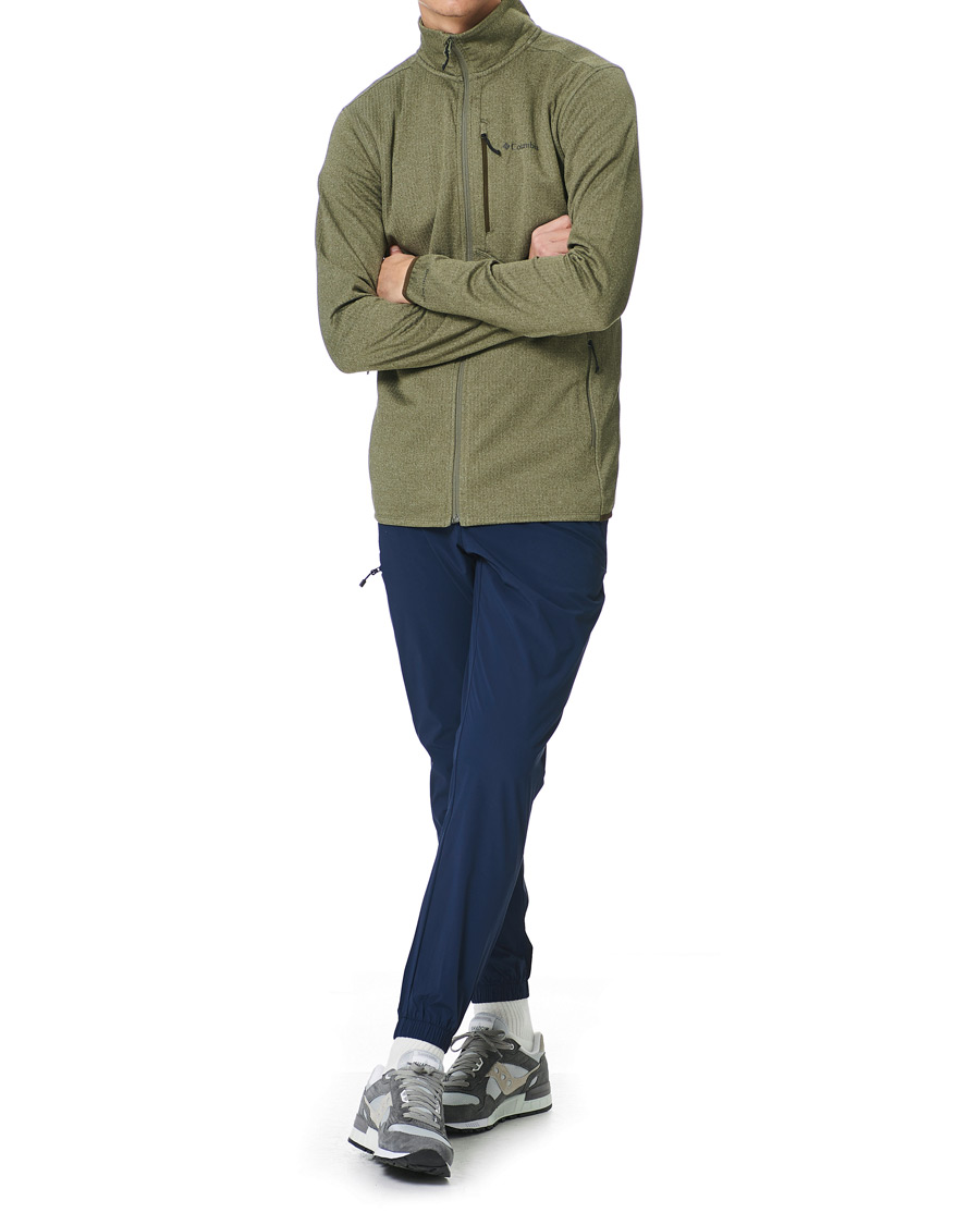 Heren | Truien | Columbia | Park View Full Zip Fleece Stone Green Heather