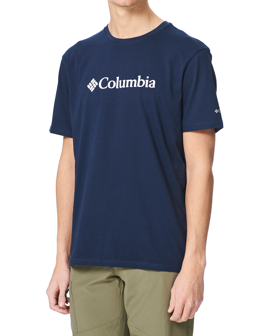 Heren | T-shirts | Columbia | Basic Logo Tee Collegiate Navy