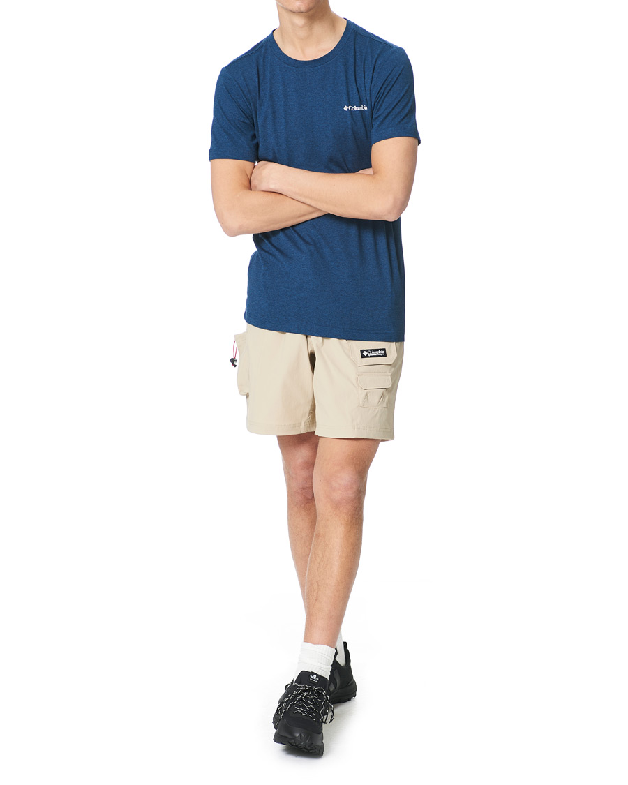 Heren | T-shirts | Columbia | Tech Trail Graphic Tee Collegiate Navy