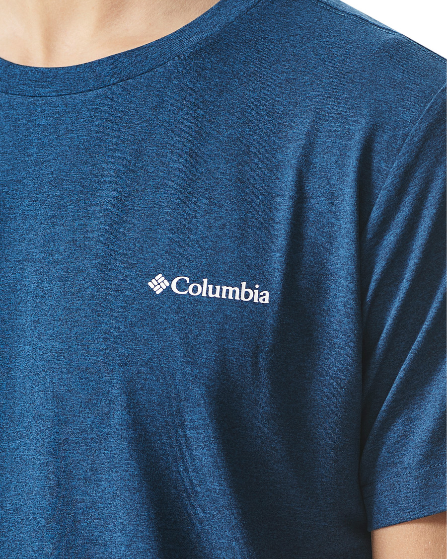 Heren | T-shirts | Columbia | Tech Trail Graphic Tee Collegiate Navy