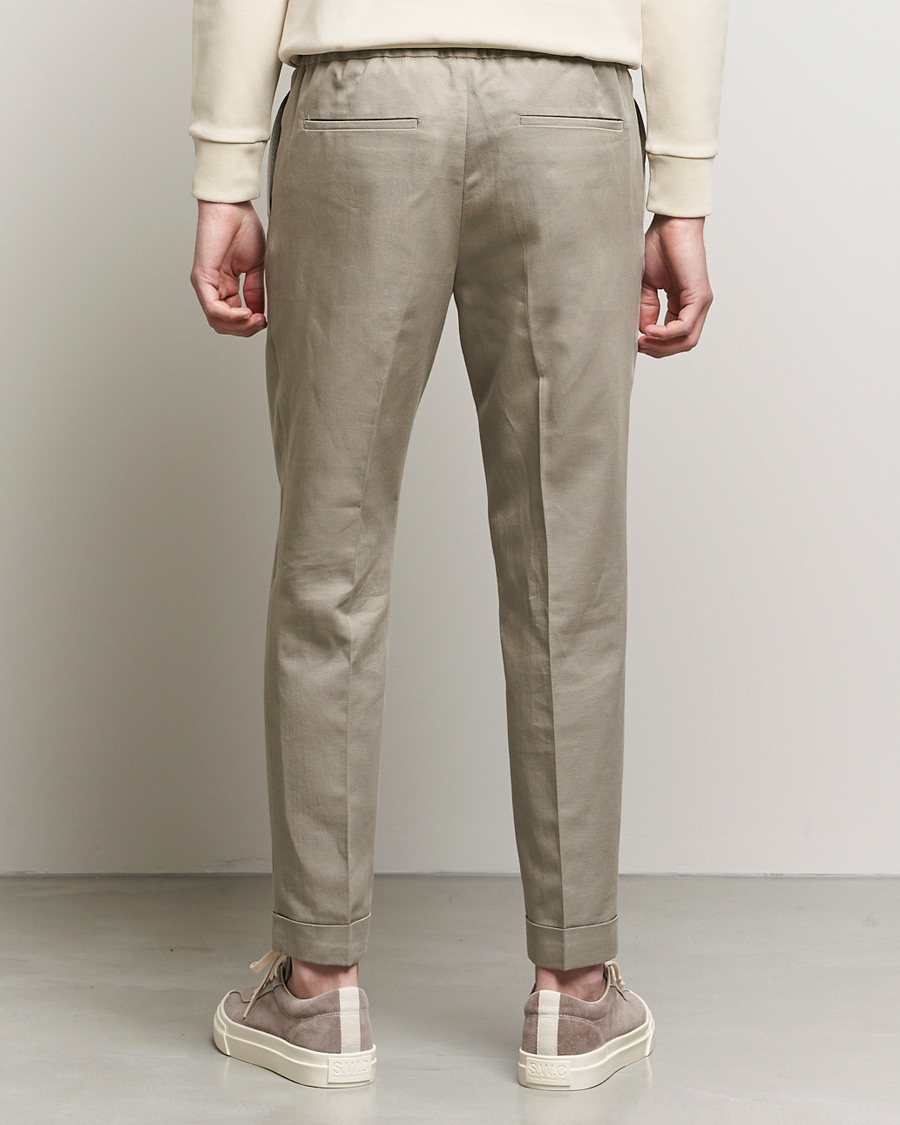 Heren | Broeken | Filippa K | Terry Linen Trousers Light Taupe