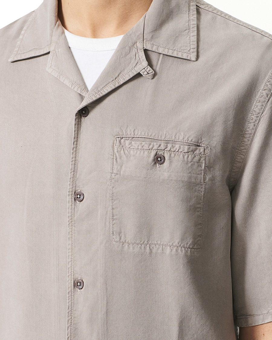 Heren | Overhemden | Filippa K | Charlie Tencel Shirt Light Taupe