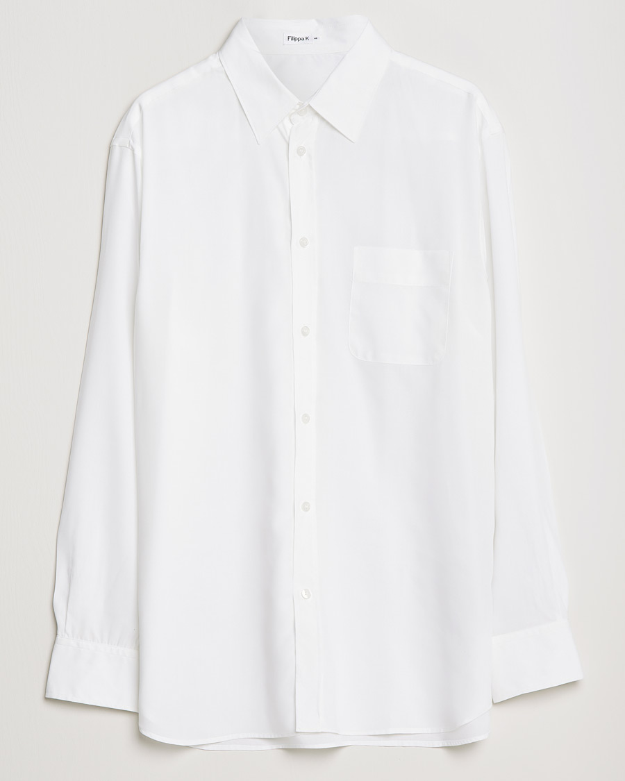 Heren | Overhemden | Filippa K | Noel Tencel Shirt White