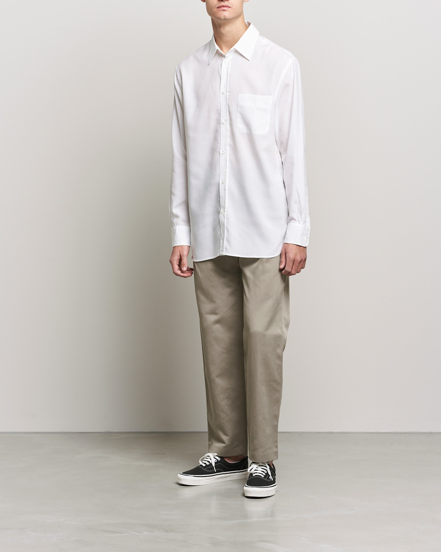 Heren | Overhemden | Filippa K | Noel Tencel Shirt White