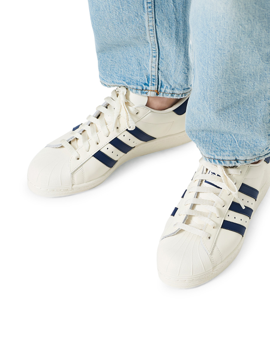 Heren | adidas Originals Superstar Sneaker Offwhite/Dark Bue | adidas Originals | Superstar Sneaker Offwhite/Dark Bue