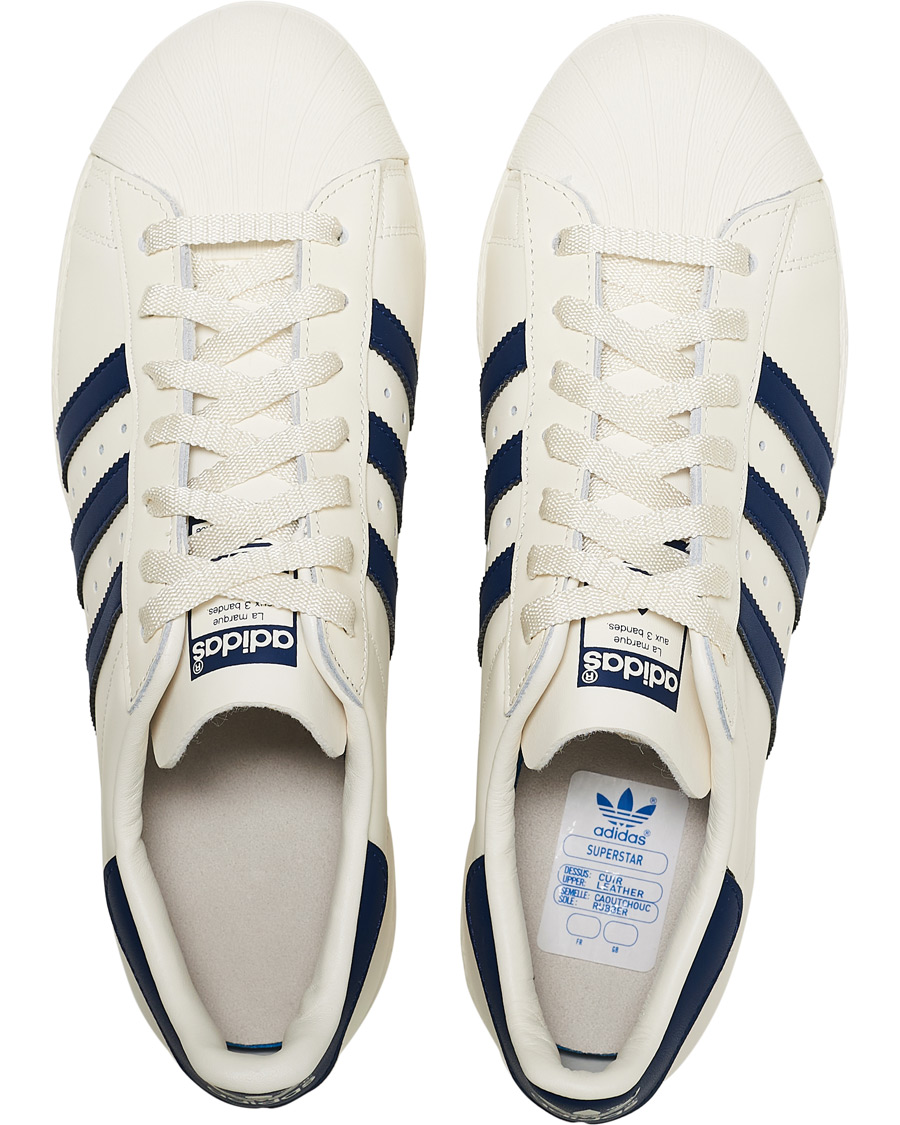Heren | adidas Originals Superstar Sneaker Offwhite/Dark Bue | adidas Originals | Superstar Sneaker Offwhite/Dark Bue