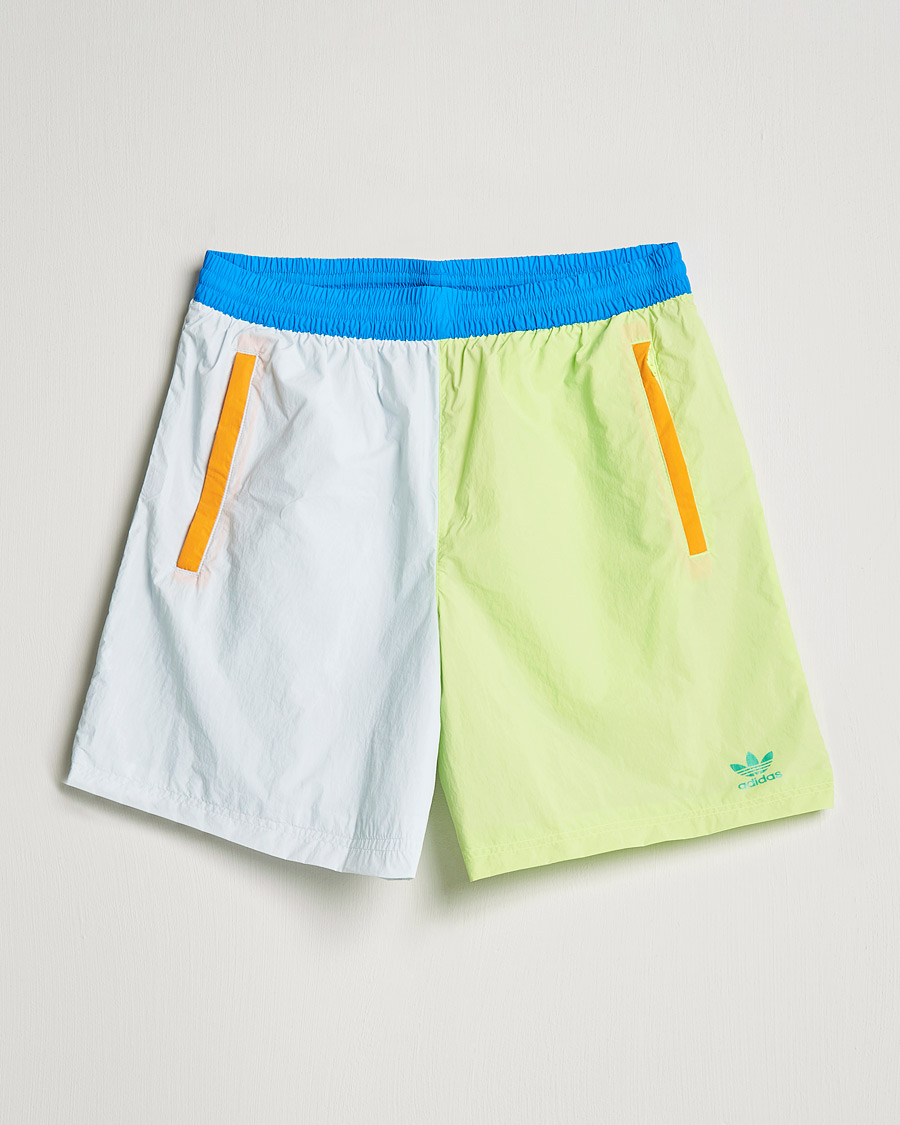 Heren | Korte broek | adidas Originals | Blocked Woven Shorts Blue/Yellow