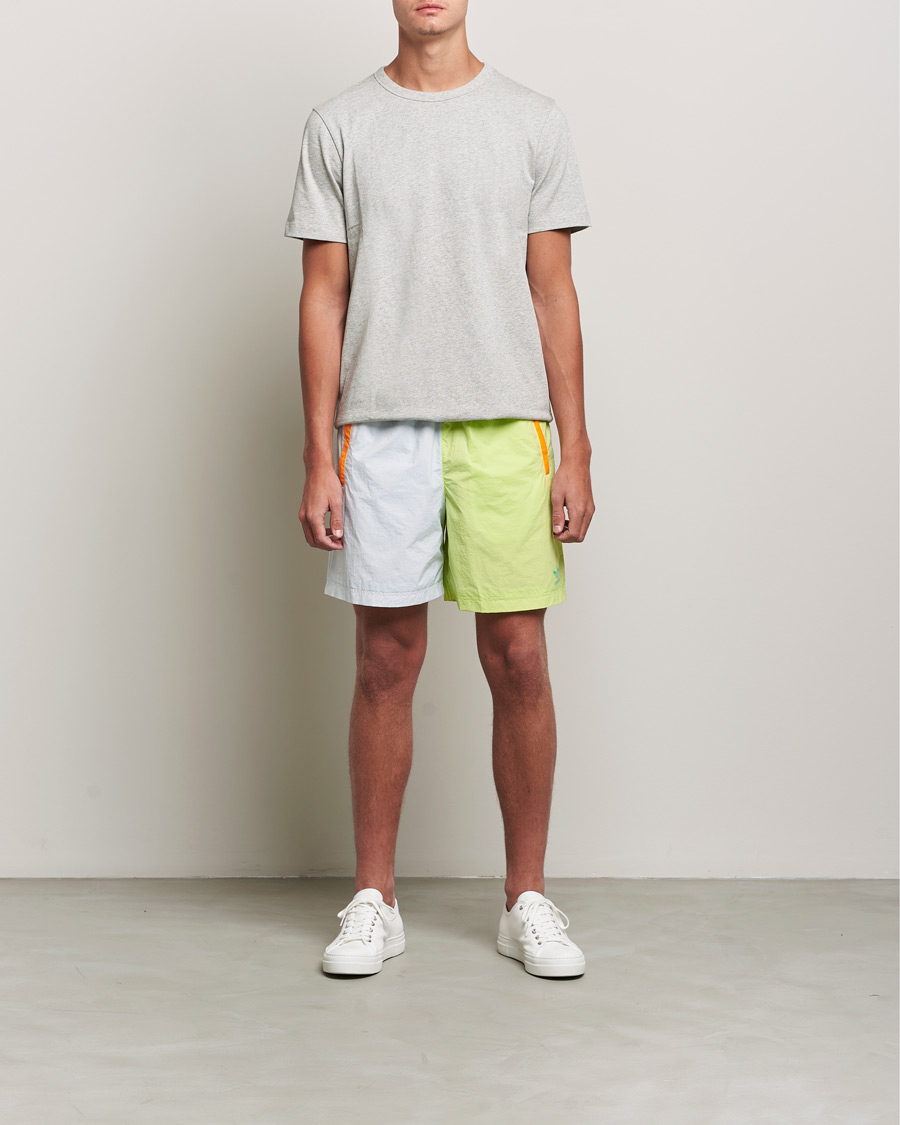 Heren | Korte broek | adidas Originals | Blocked Woven Shorts Blue/Yellow