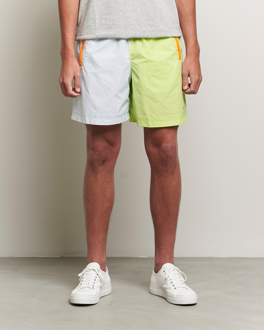 Heren | Korte broek | adidas Originals | Blocked Woven Shorts Blue/Yellow