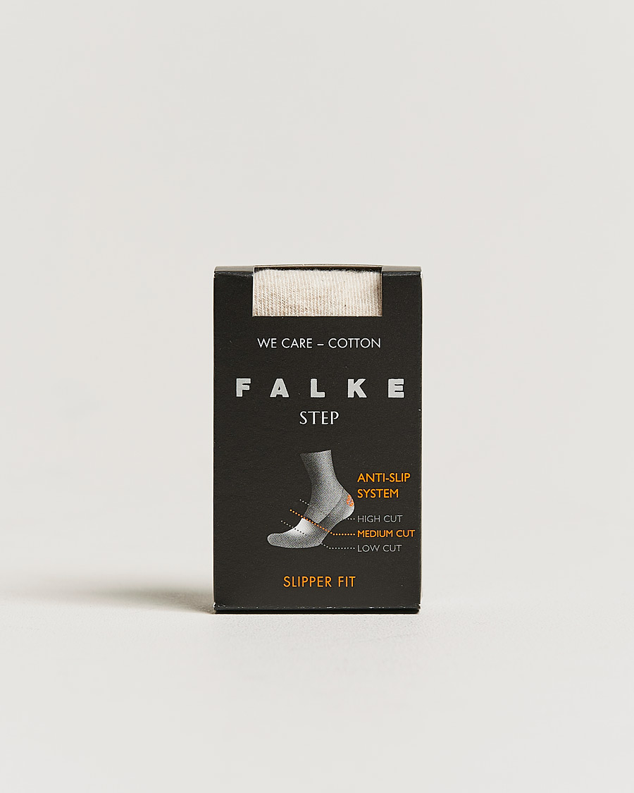 Heren | Ondergoed | Falke | Step In Box Loafer Sock Sand Melange