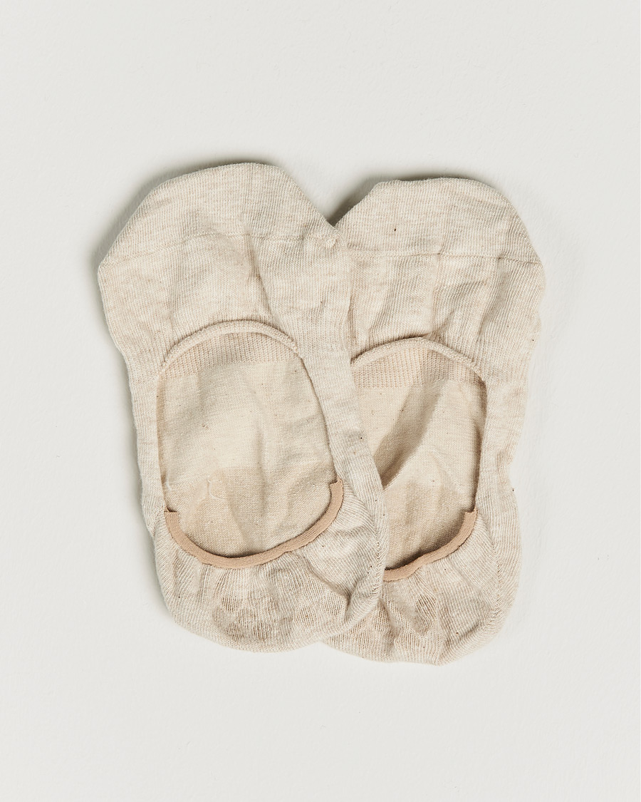 Heren | Ondergoed | Falke | Step In Box Loafer Sock Sand Melange