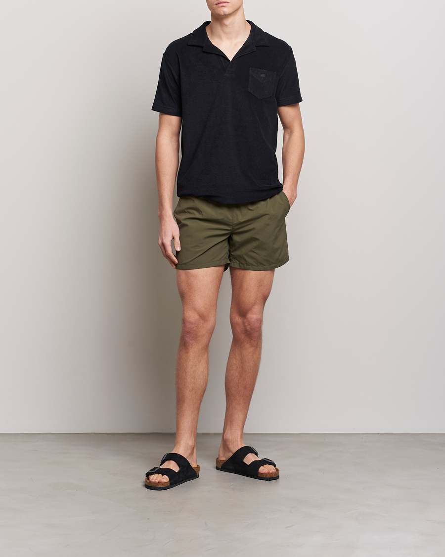 Heren | Zwembroek | Ripa Ripa | Plain Swimshorts Olive Green