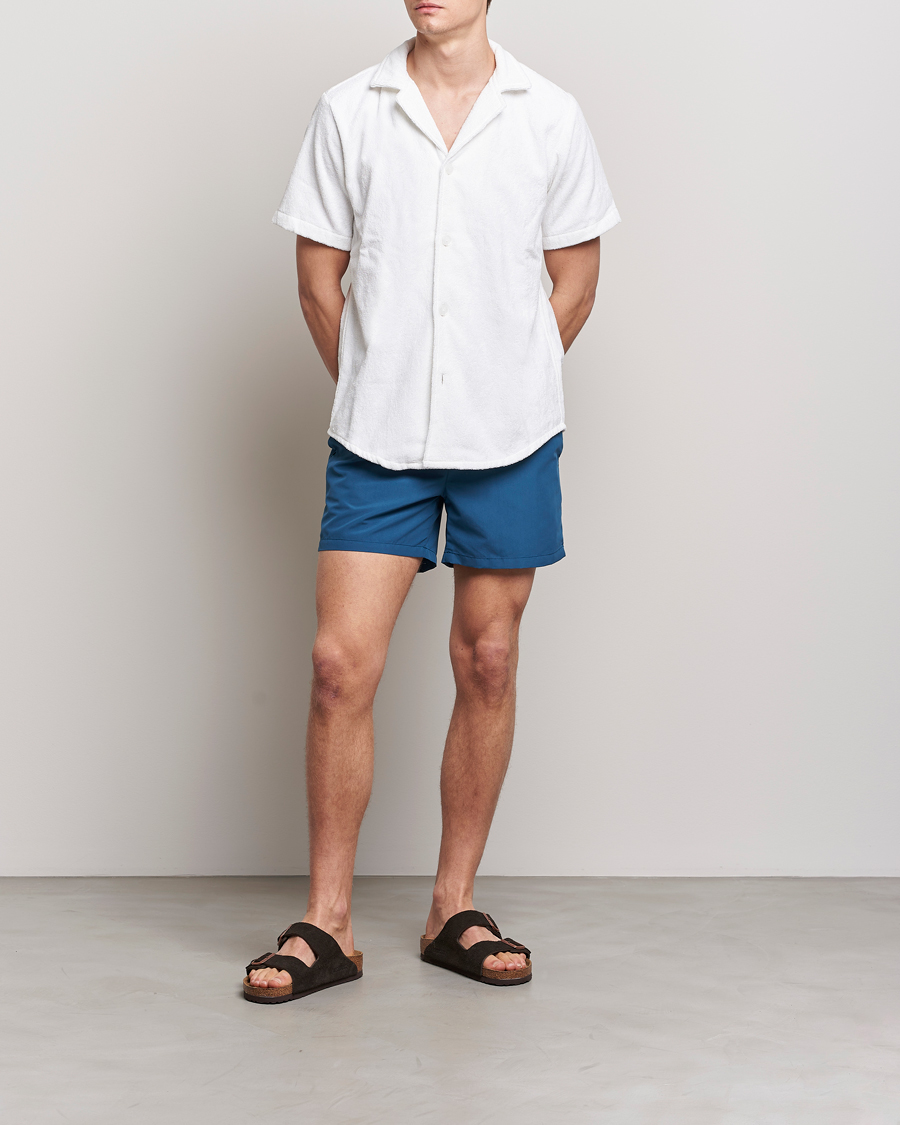 Heren | Zwembroek | Ripa Ripa | Plain Swimshorts Petrol Blue