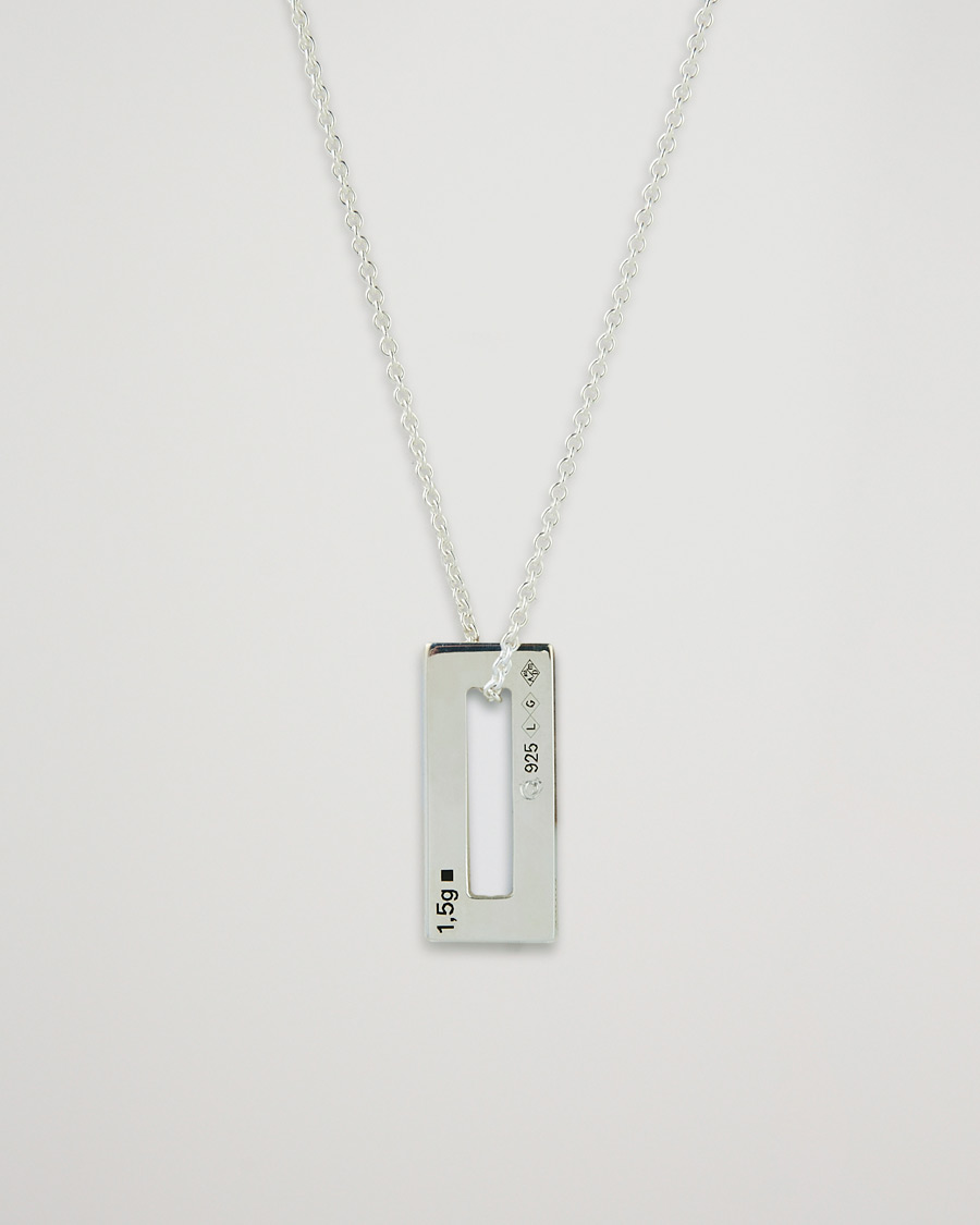 Heren | LE GRAMME Rectangular Necklace Le 1.5 Sterling Silver | LE GRAMME | Rectangular Necklace Le 1.5 Sterling Silver