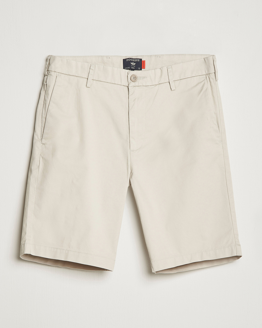 Heren | Korte broek | Dockers | Cotton Stretch Twill Chino Shorts Grit