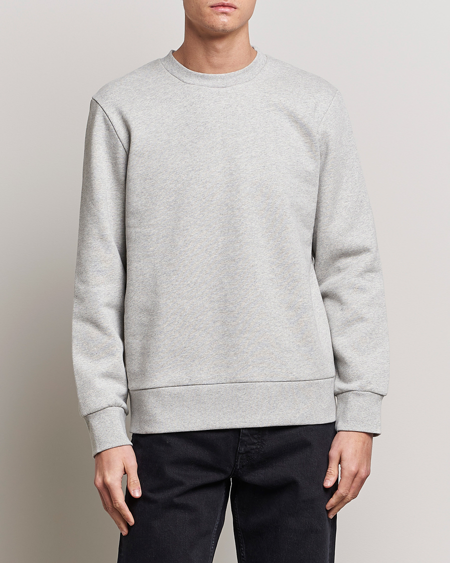 Heren | Sweatshirts | A Day's March | Shaw Sturdy Fleece Sweatshirt Grey