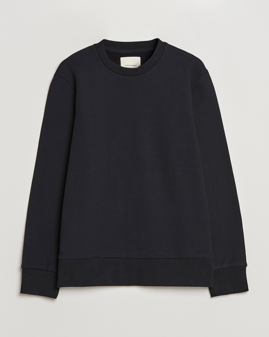 Heren | | A Day's March | Shaw Sturdy Fleece Sweatshirt Black