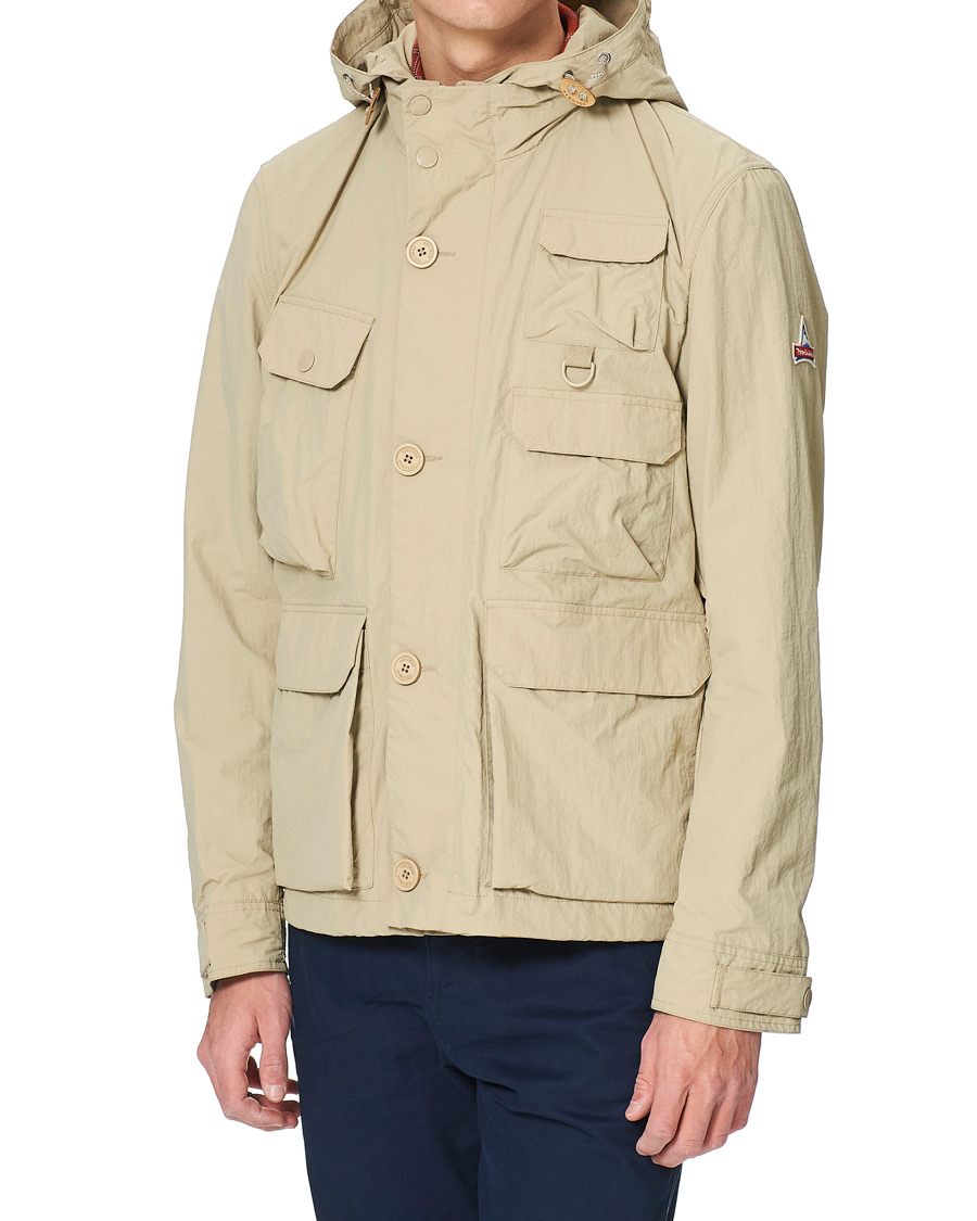 Heren | Jassen | Holubar | Eureka Nylon Hooded Field Jacket Beige