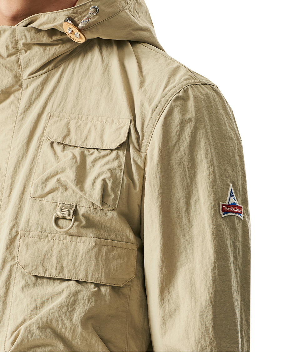 Heren | Jassen | Holubar | Eureka Nylon Hooded Field Jacket Beige