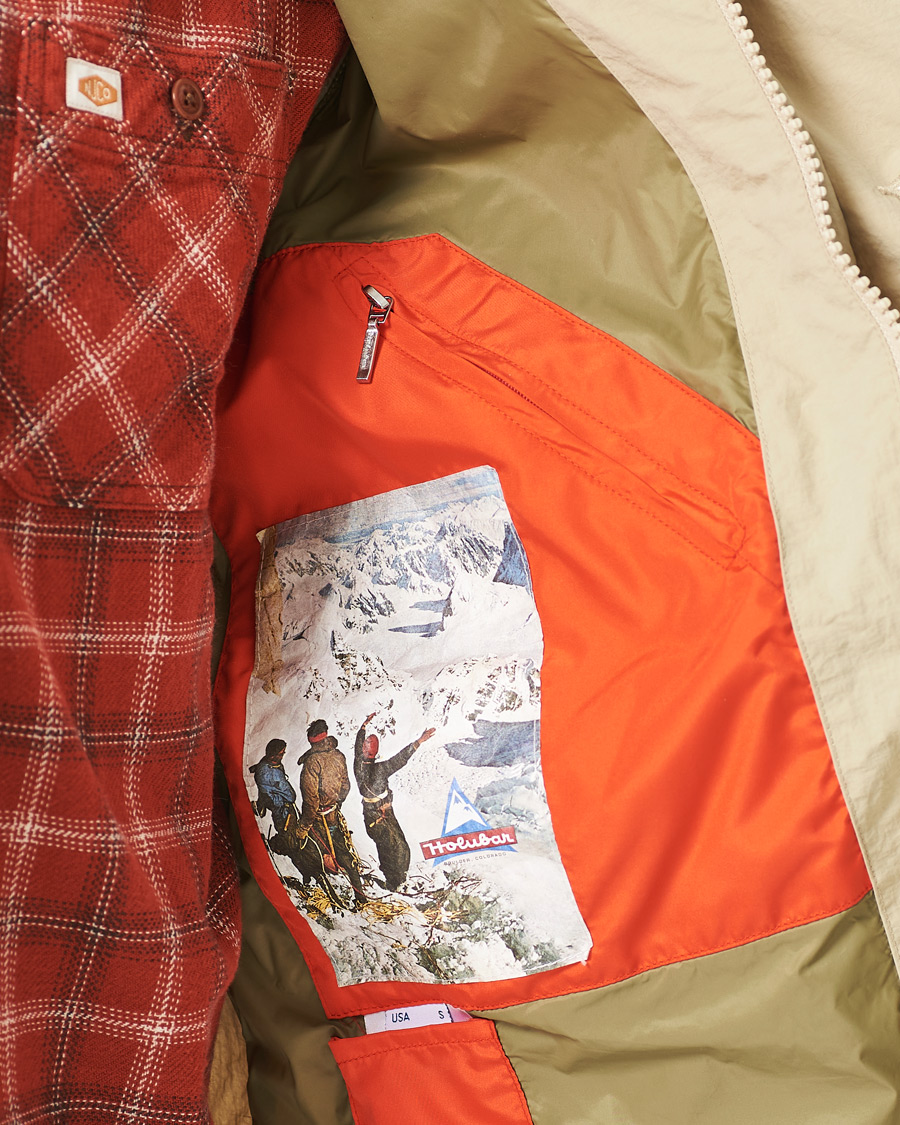 Heren | Jassen | Holubar | Eureka Nylon Hooded Field Jacket Beige