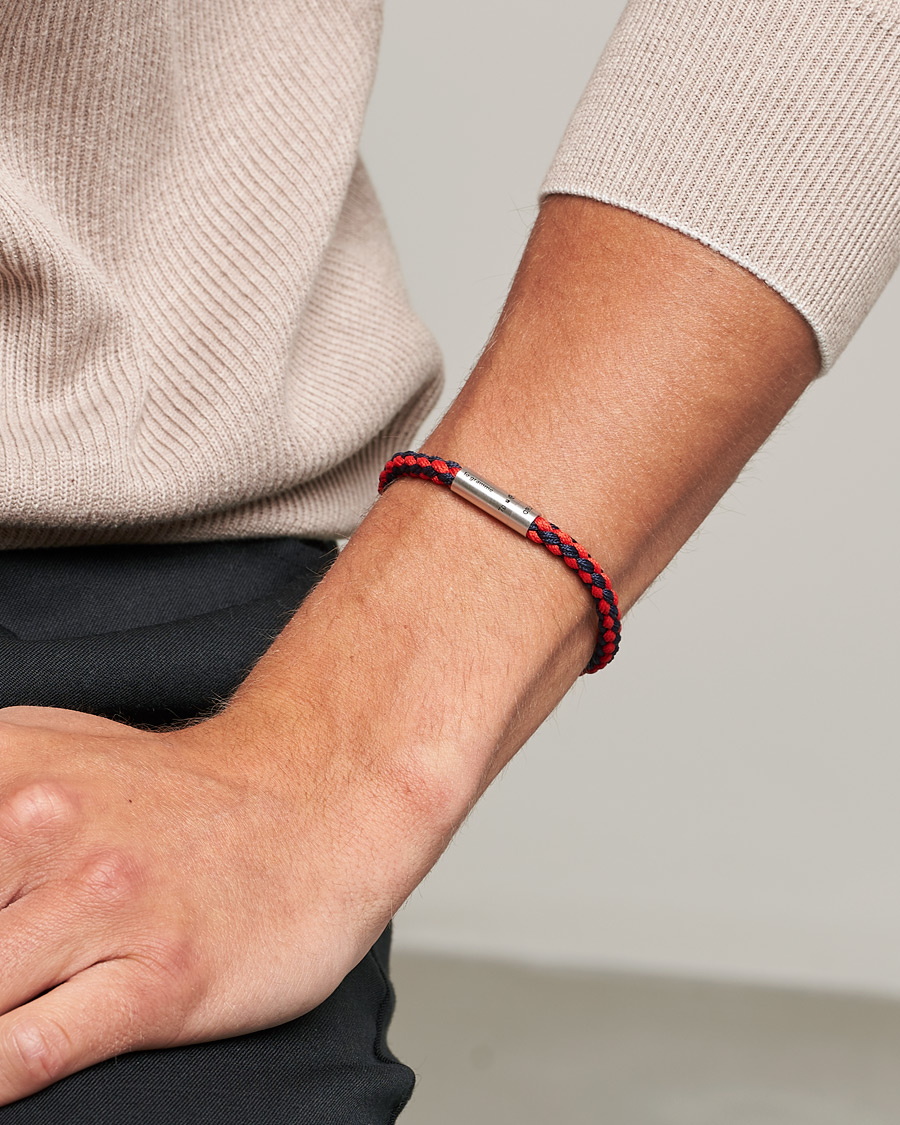 Heren | Afdelingen | LE GRAMME | X Orlebar Brown Nato Bracelet Navy/Red