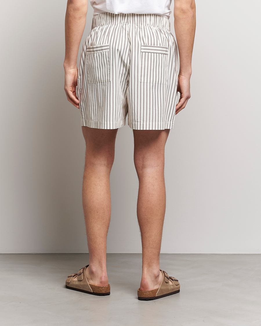 Heren | Tekla Poplin Pyjama Shorts Hopper Stripes | Tekla | Poplin Pyjama Shorts Hopper Stripes