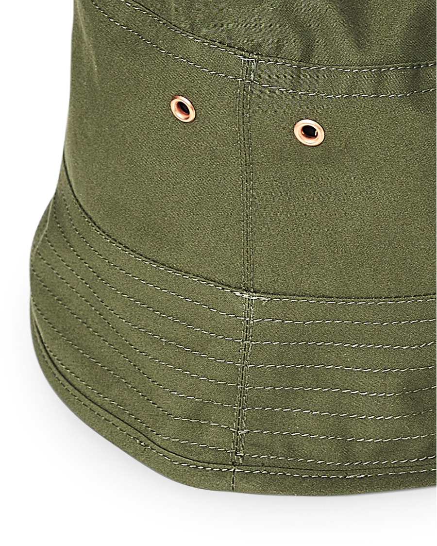 Heren | Private White V.C. Reversible Ventile Bucket Hat Olive | Private White V.C. | Reversible Ventile Bucket Hat Olive