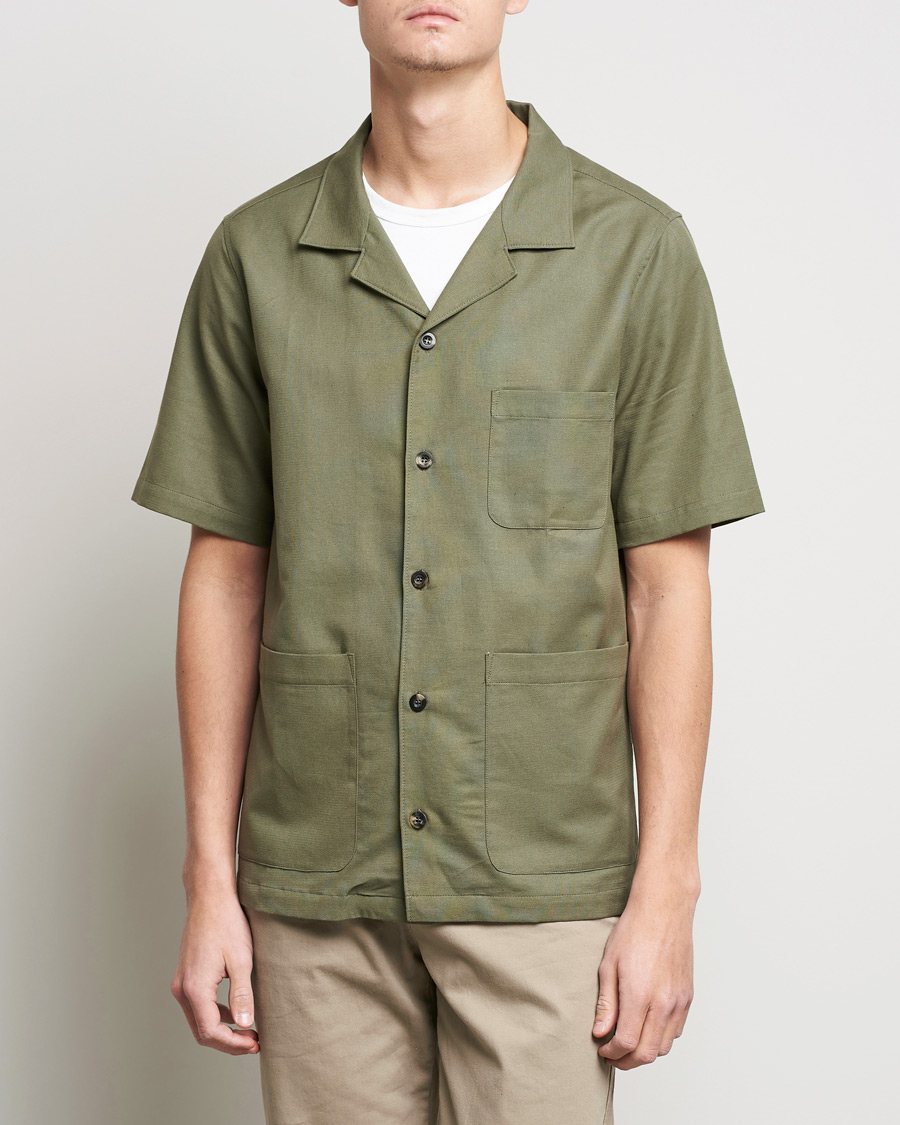 Heren | Overhemden | Private White V.C. | 3 Pocket Cruiser Shirt Olive
