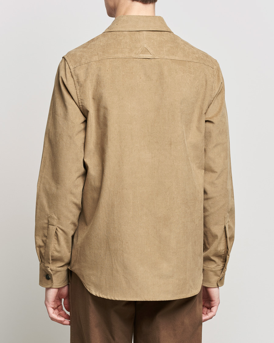 Heren | Overhemden | Private White V.C. | Patch Pocket Corduroy Overshirt Taupe