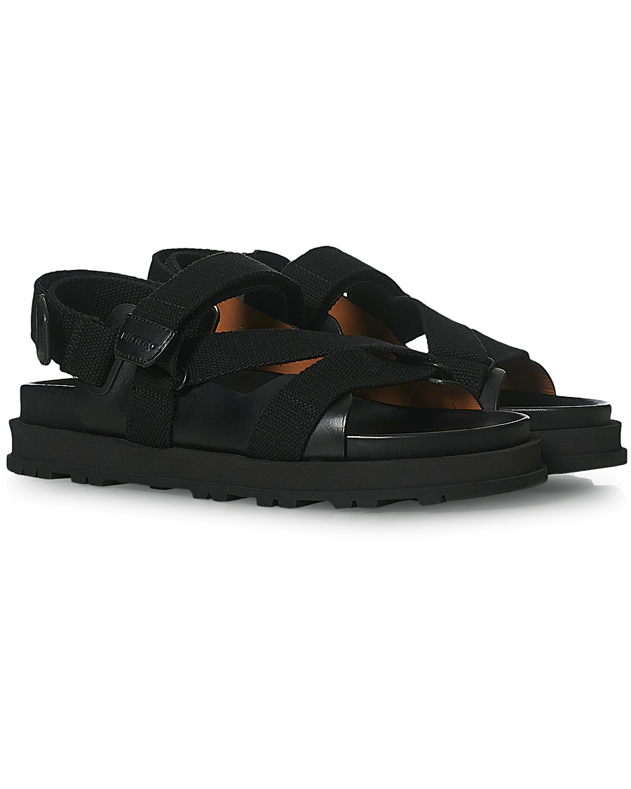 Heren | Buttero Pier Leather Sandal Black | Buttero | Pier Leather Sandal Black