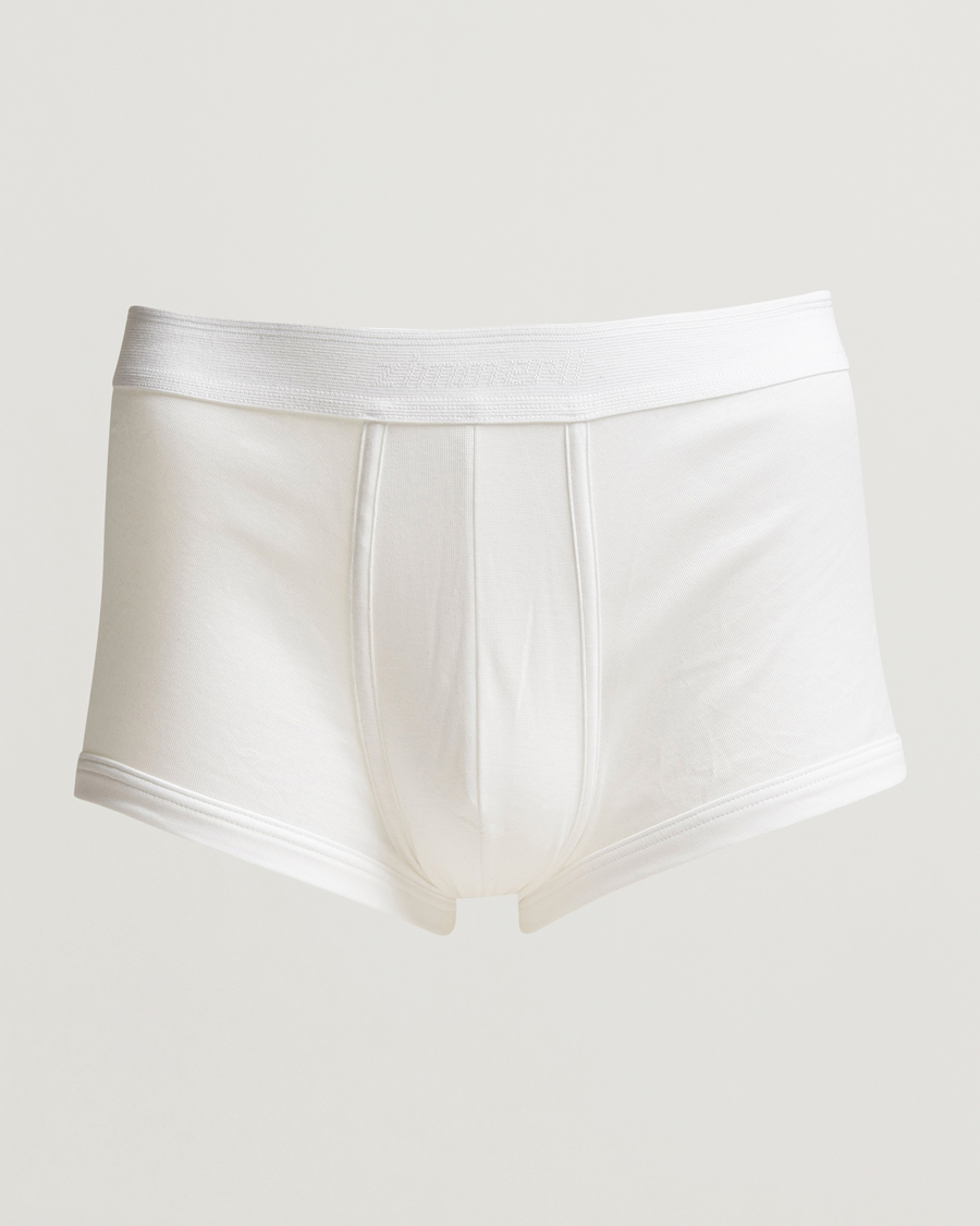 Heren | Ondergoed | Zimmerli of Switzerland | Mercerized Cotton Boxer Briefs White