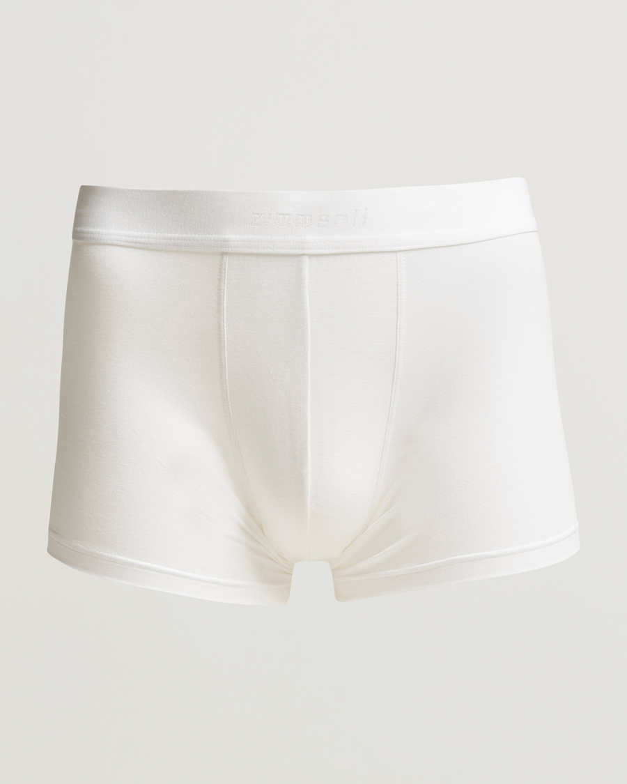 Heren | Ondergoed | Zimmerli of Switzerland | Micro Modal Boxer Briefs White