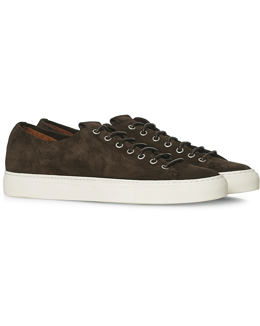 Heren | Buttero Suede Sneaker Dark Brown | Buttero | Suede Sneaker Dark Brown