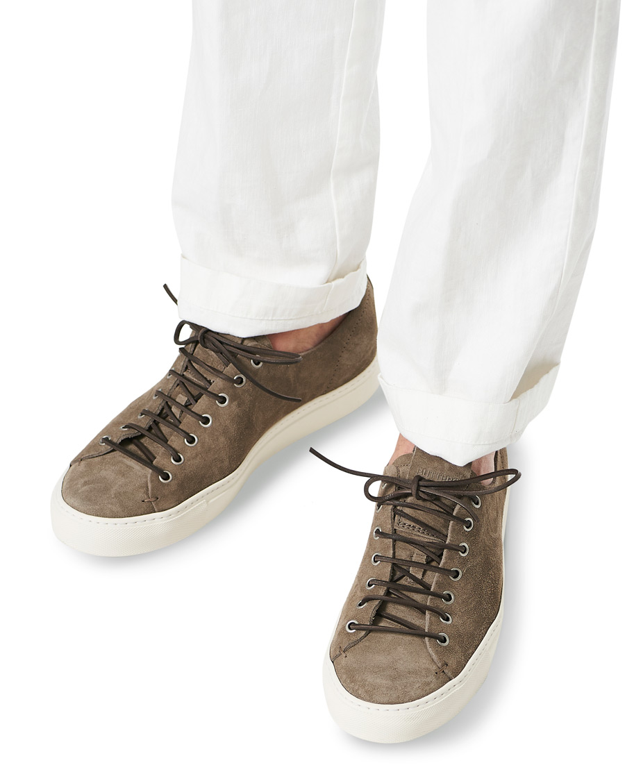 Heren | Buttero Suede Sneaker Taupe | Buttero | Suede Sneaker Taupe