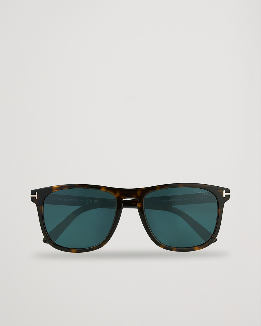 Heren | Tom Ford Gerard Sunglasses Dark Havana/Blue | Tom Ford | Gerard Sunglasses Dark Havana/Blue