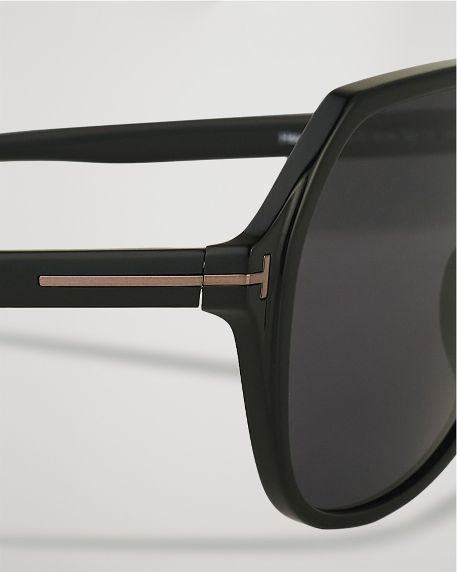 Heren | Tom Ford Hayes Sunglasses Shiny Black/Smoke | Tom Ford | Hayes Sunglasses Shiny Black/Smoke