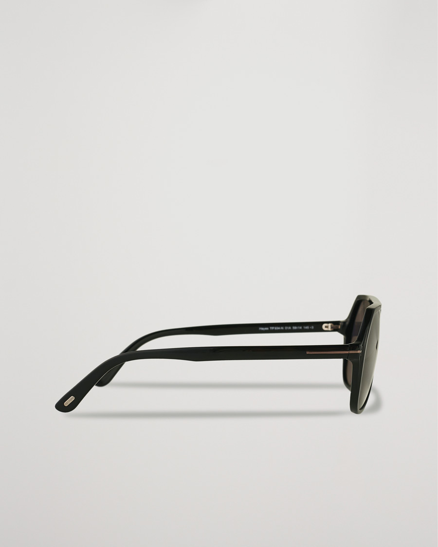 Heren | Tom Ford Hayes Sunglasses Shiny Black/Smoke | Tom Ford | Hayes Sunglasses Shiny Black/Smoke