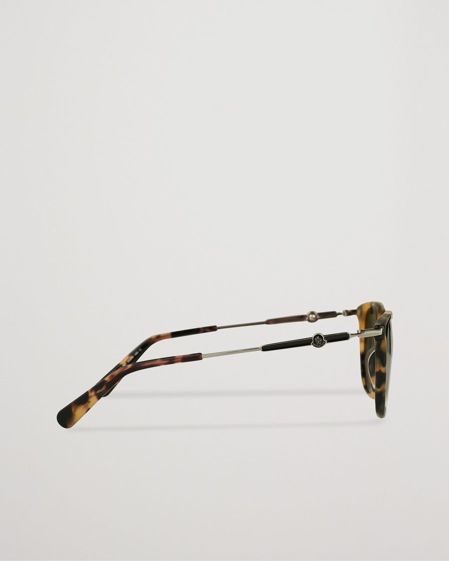 Heren | Moncler Lunettes ML0225 Sunglasses Coloured Havana/Roviex | Moncler Lunettes | ML0225 Sunglasses Coloured Havana/Roviex
