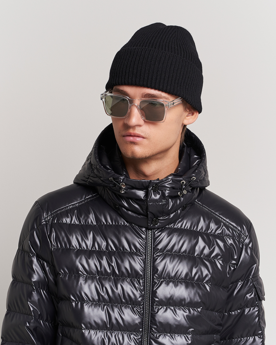 Heren | Moncler Lunettes Arcsecond Sunglasses Crystal/Green Mirror | Moncler Lunettes | Arcsecond Sunglasses Crystal/Green Mirror