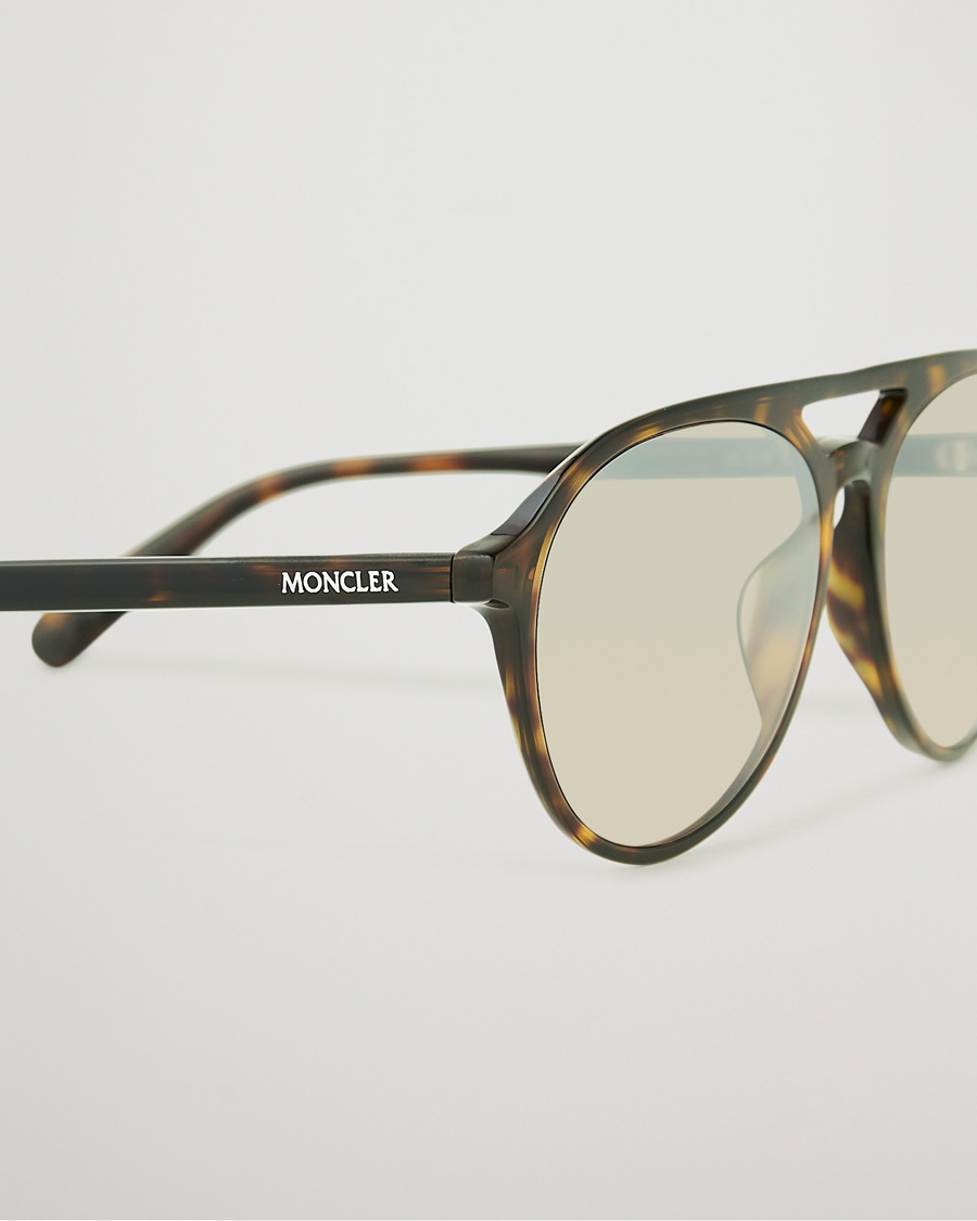Heren | Moncler Lunettes ML0228 Sunglasses Dark Havana/Roviex | Moncler Lunettes | ML0228 Sunglasses Dark Havana/Roviex