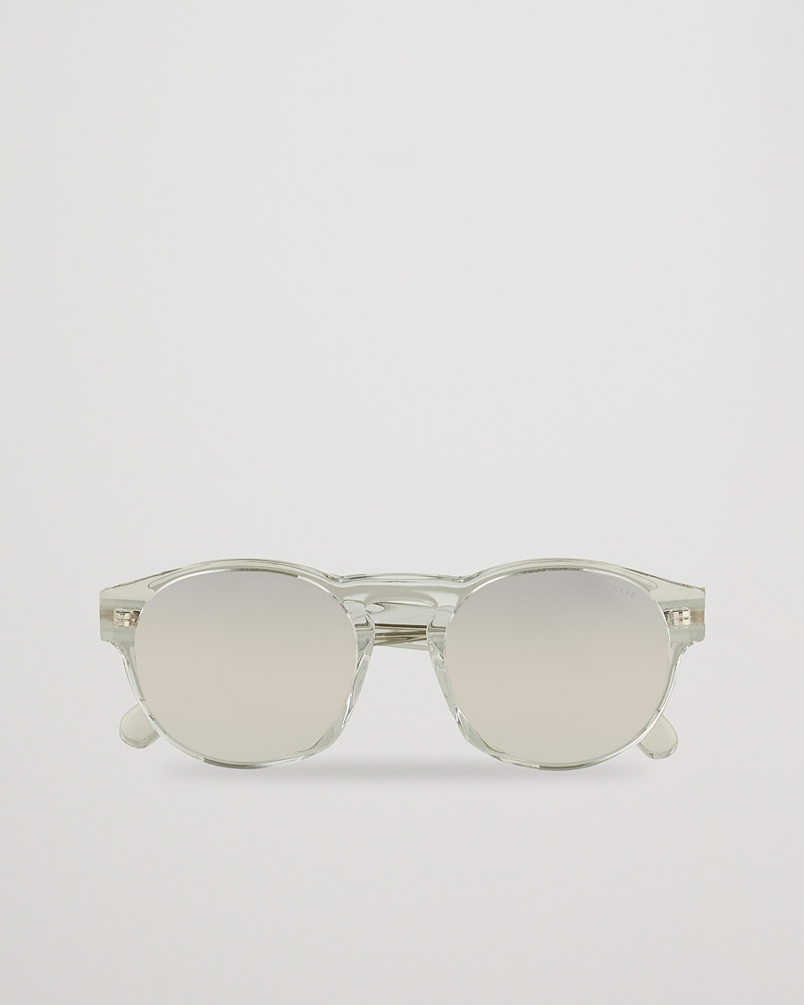 Heren | Moncler Lunettes ML0209 Polarized Sunglasses Crystal/Smoke | Moncler Lunettes | ML0209 Polarized Sunglasses Crystal/Smoke