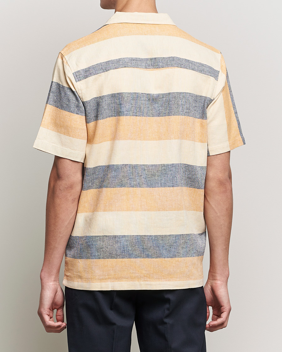 Heren | Overhemden | Lyle & Scott | Artisinal Resort Short Sleeve Shirt Gold Haze