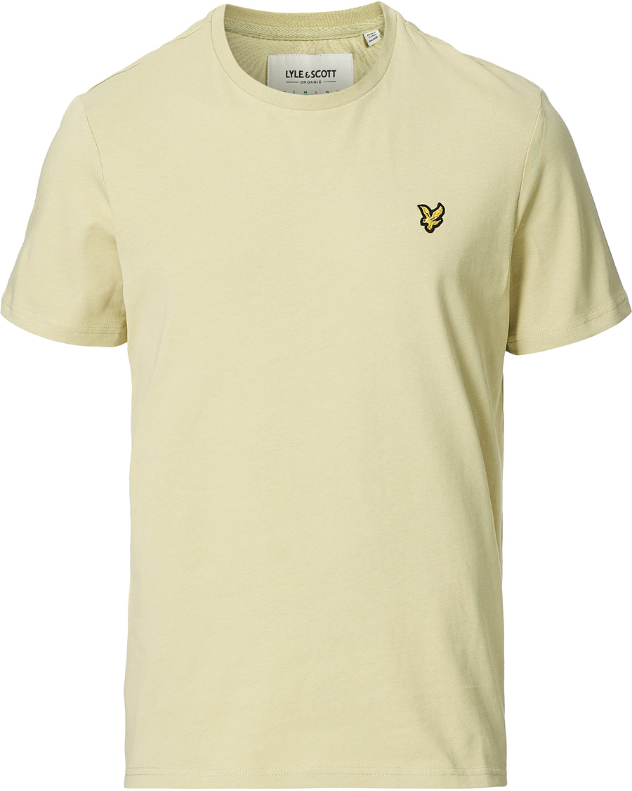 Heren | T-shirts | Lyle & Scott | Crew Neck Tee Natural Green