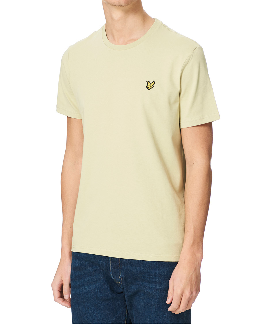 Heren | T-shirts | Lyle & Scott | Crew Neck Tee Natural Green
