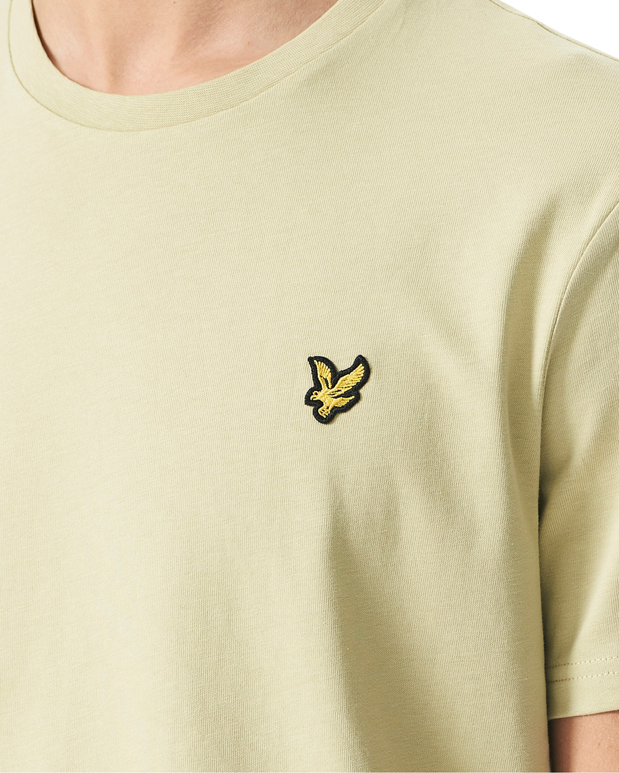 Heren | T-shirts | Lyle & Scott | Crew Neck Tee Natural Green
