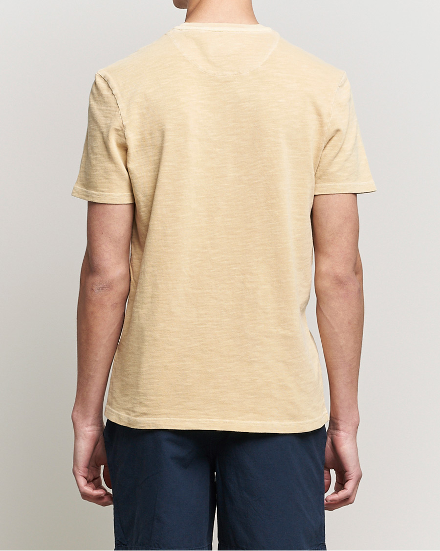 Heren | T-shirts | Lyle & Scott | Cotton Slub T-shirt Gold Haze