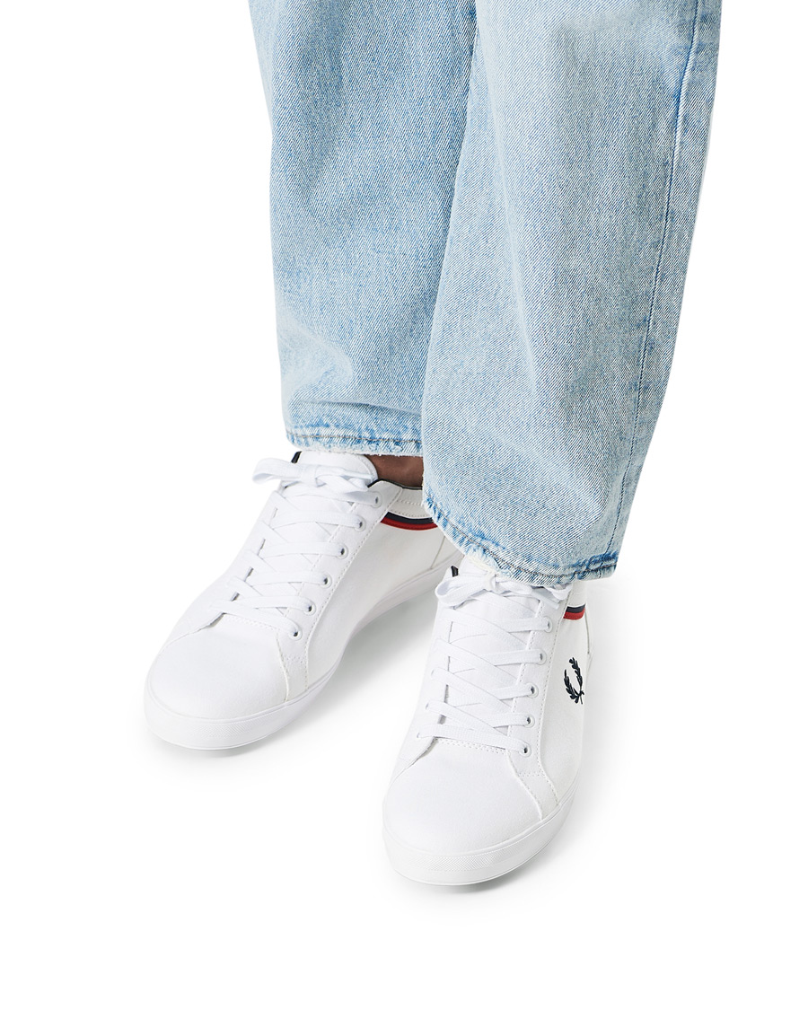 Heren | Fred Perry Basewill Twill White | Fred Perry | Basewill Twill White