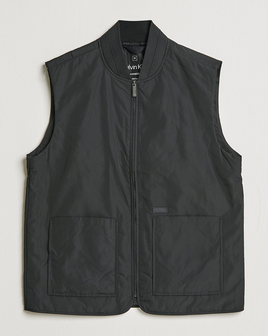 Heren | Jassen | Calvin Klein | Super Lightweight Vest Black