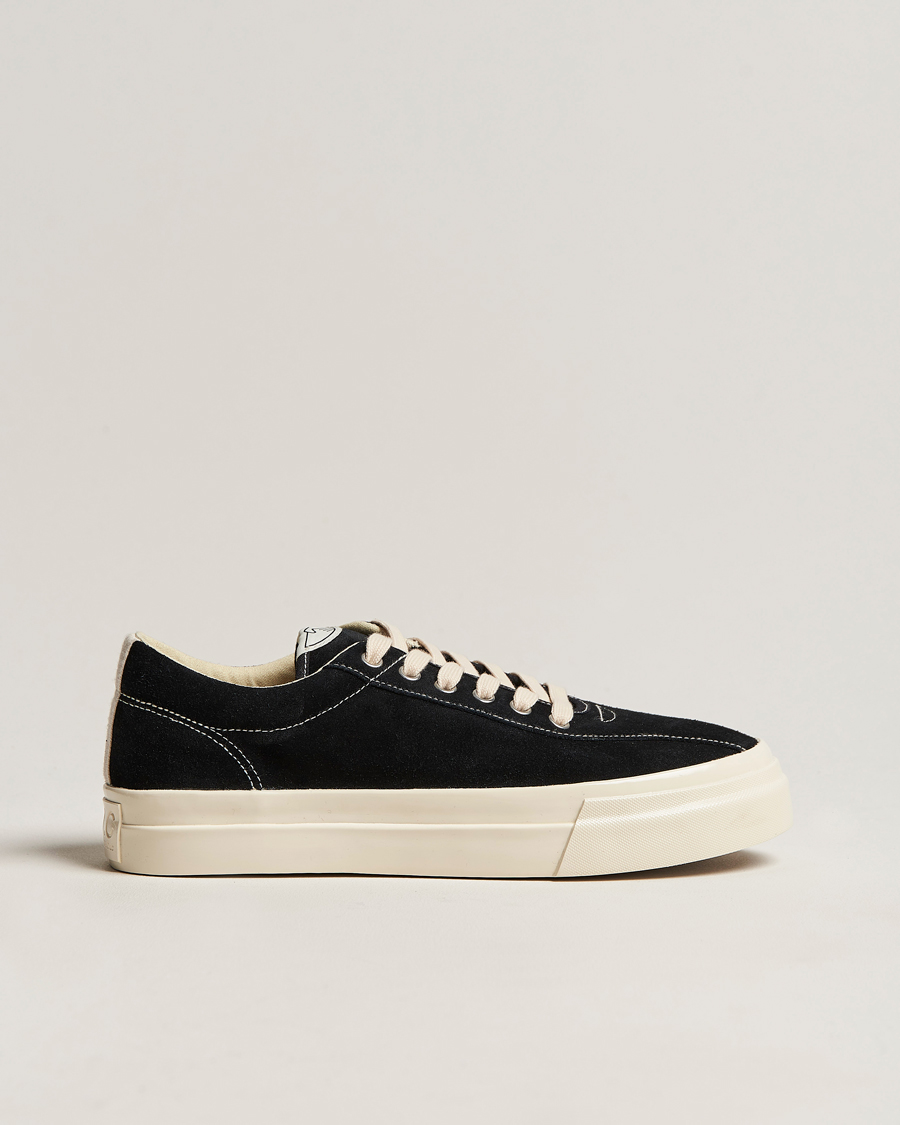 Heren | Sneakers | Stepney Workers Club | Dellow Suede Sneaker Black/Ecru