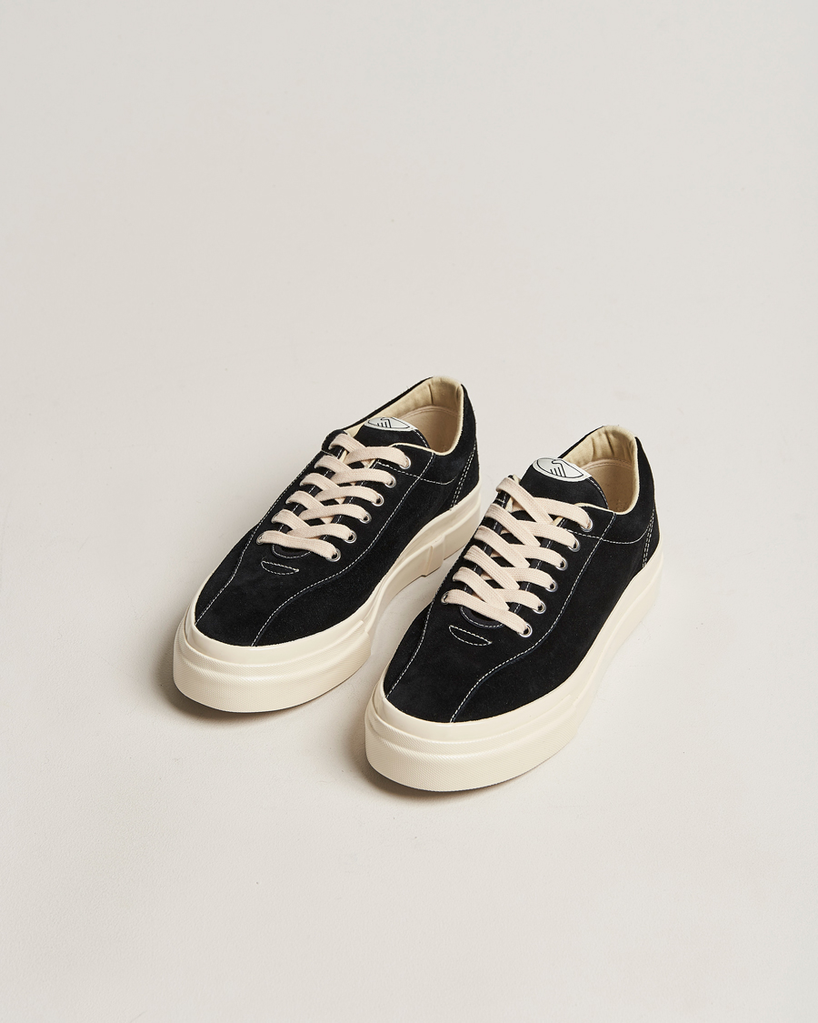 Heren | Zwarte sneakers | Stepney Workers Club | Dellow Suede Sneaker Black/Ecru